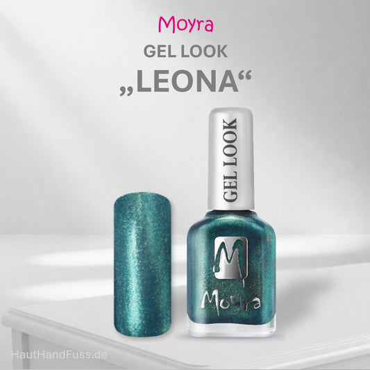 Moyra Gel Look Nagellack Leona bei HautHandFuss.de 