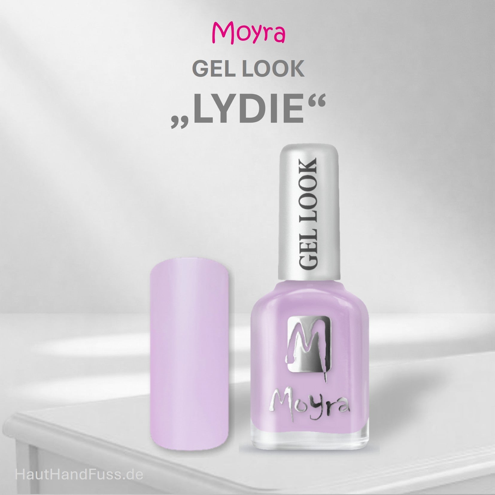 Moyra Gel Look Nagellack Lydie bei HautHandFuss.de 