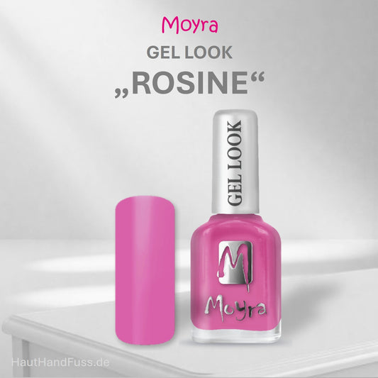 Moyra Gel Look Nagellack Rosine bei HautHandFuss.de 