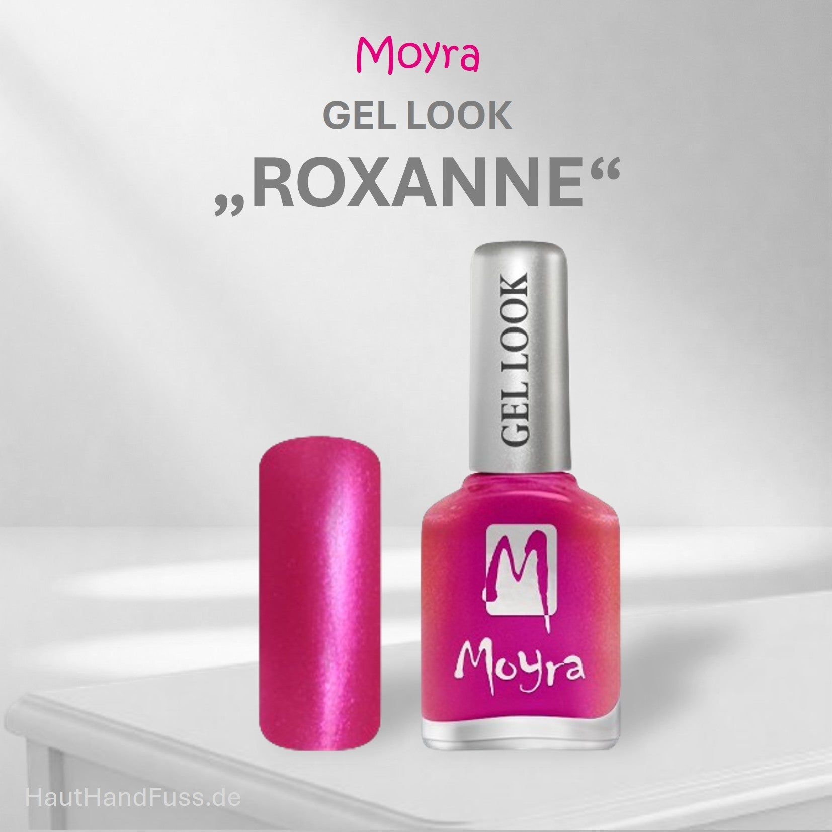 Moyra Gel Look Nagellack Roxanne bei HautHandFuss.de 