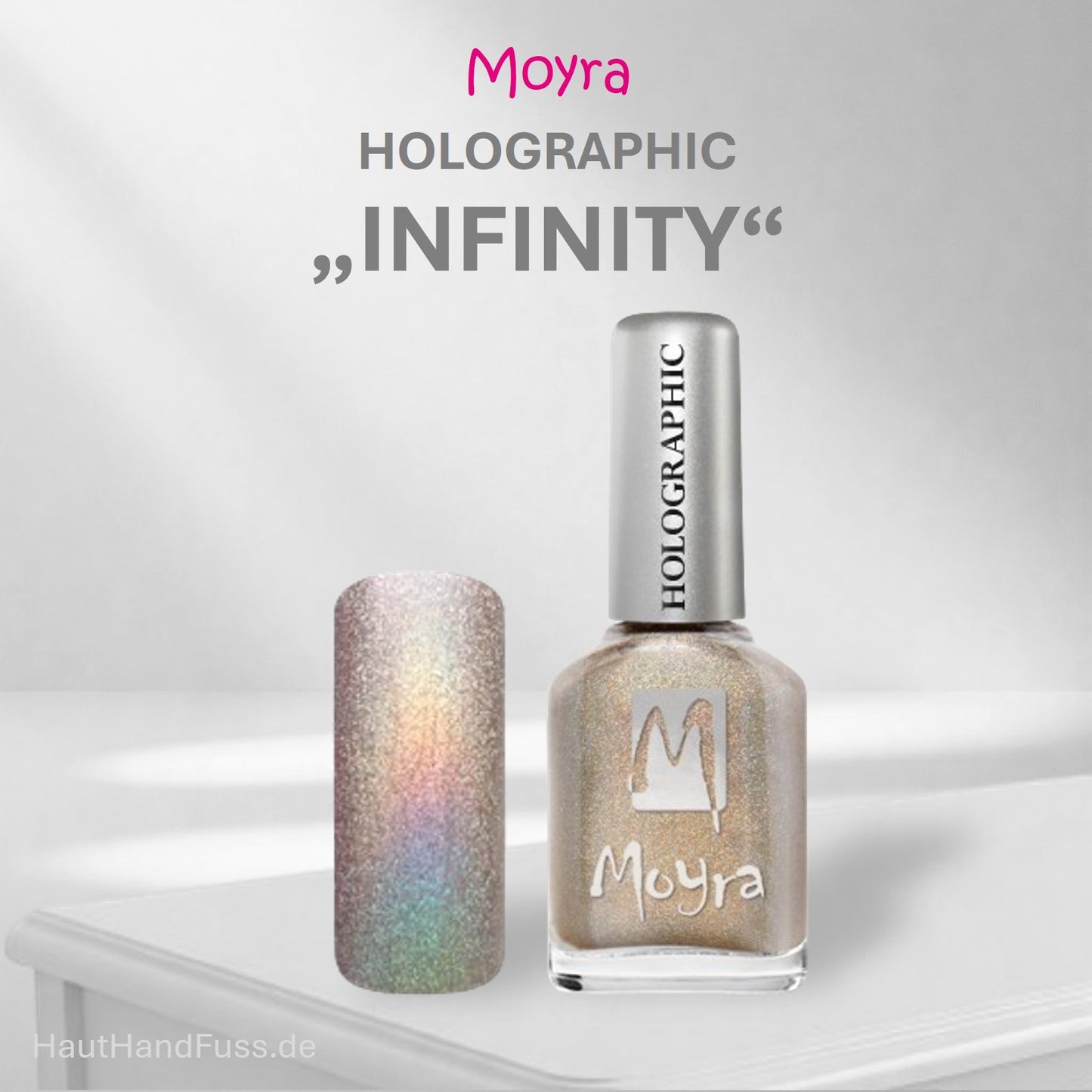 Moyra holographic Nagellack Infinity  bei HautHandFuss.de
