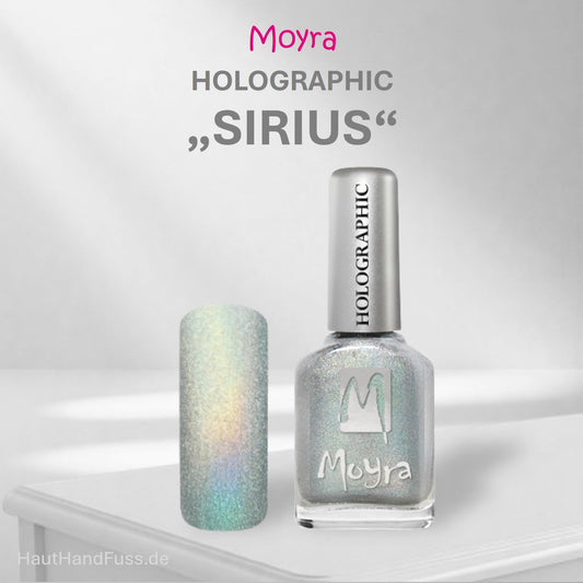 Moyra holographic Nagellack Sirius  bei HautHandFuss.de 