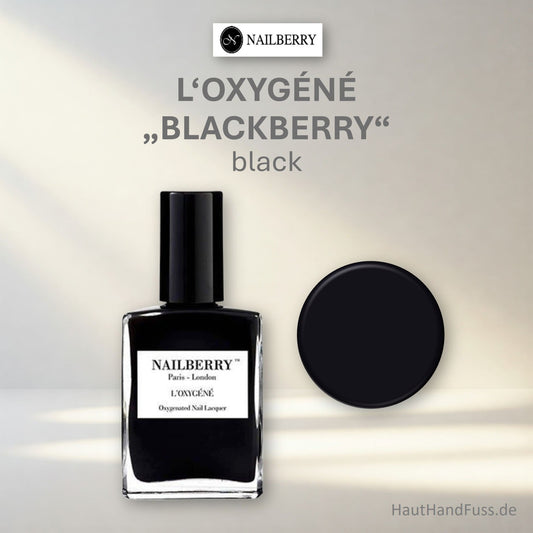 Nailberry L'Oxygéné Nagellack "Blackberry" 50% bei HautHandFuss.de