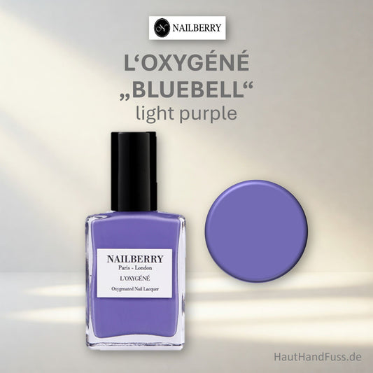 Nailberry L'Oxygéné Nagellack "Bluebell" 50% bei HautHandFuss.de