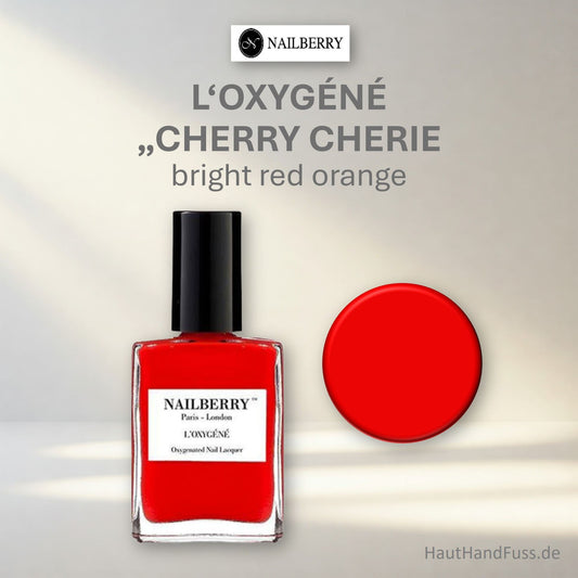 Nailberry L'Oxygéné Nagellack "Cherry Cherie" 50% bei HautHandFuss.de