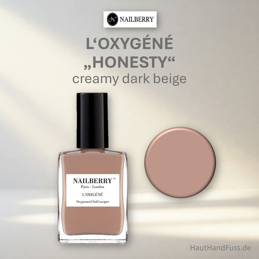 Nailberry L'Oxygéné Nagellack "Honesty" 50% bei HautHandFuss.de