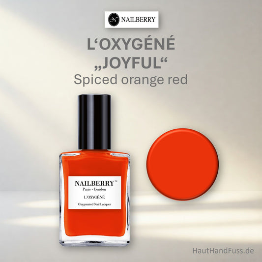 Nailberry L'Oxygéné Nagellack "Joyful" 50% bei HautHandFuss.de