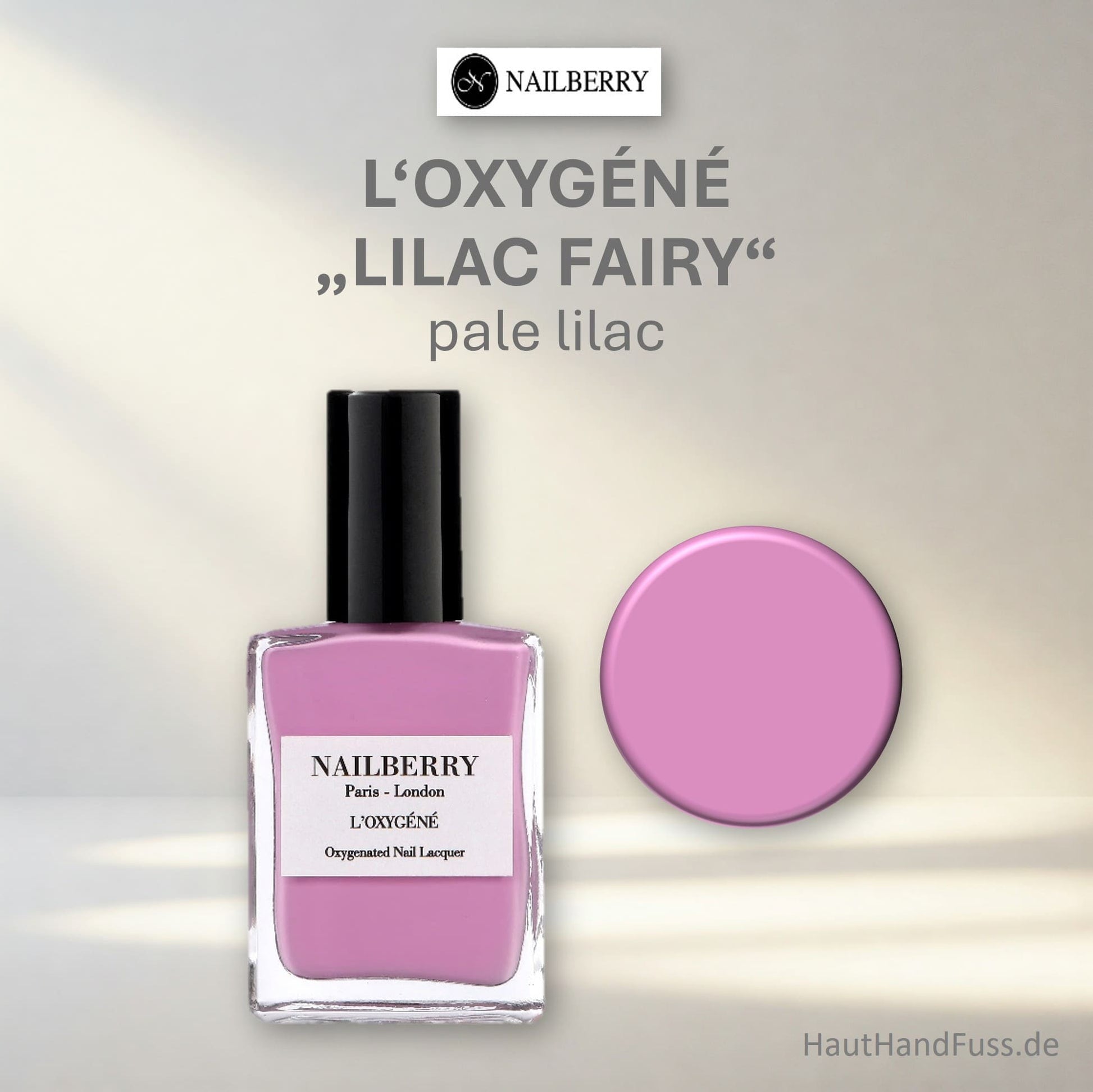 Nailberry L'Oxygéné Nagellack "Lilac Fairy" 50% bei HautHandFuss.de