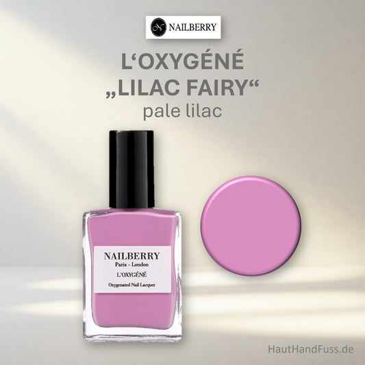 Nailberry L'Oxygéné Nagellack "Lilac Fairy" 50% bei HautHandFuss.de