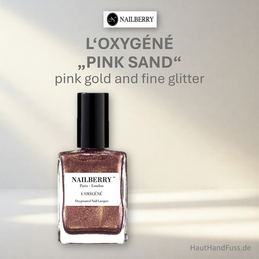 Nailberry L'Oxygéné Nagellack "Pink Sand" 50% bei HautHandFuss.de