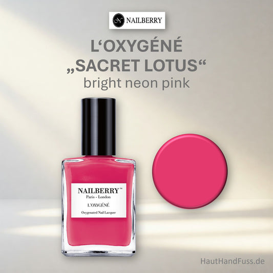 Nailberry L'Oxygéné Nagellack "Sacred Lotus" 50% bei HautHandFuss.de