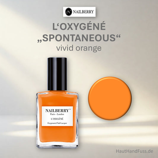 Nailberry L'Oxygéné Nagellack "Spontaneous" 50% bei HautHandFuss.de