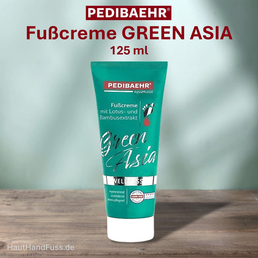 PEDIBAEHR Fußcreme Green Asia mit Lotus- und Bambusextrakt125 mk bei HautHandFuss.de