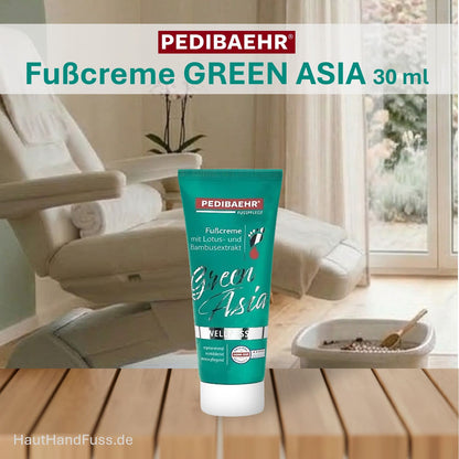 PEDIBAEHR Fußcreme Green Asia mit Lotus- und Bambusextrakt 30 ml bei HautHandFuss.de