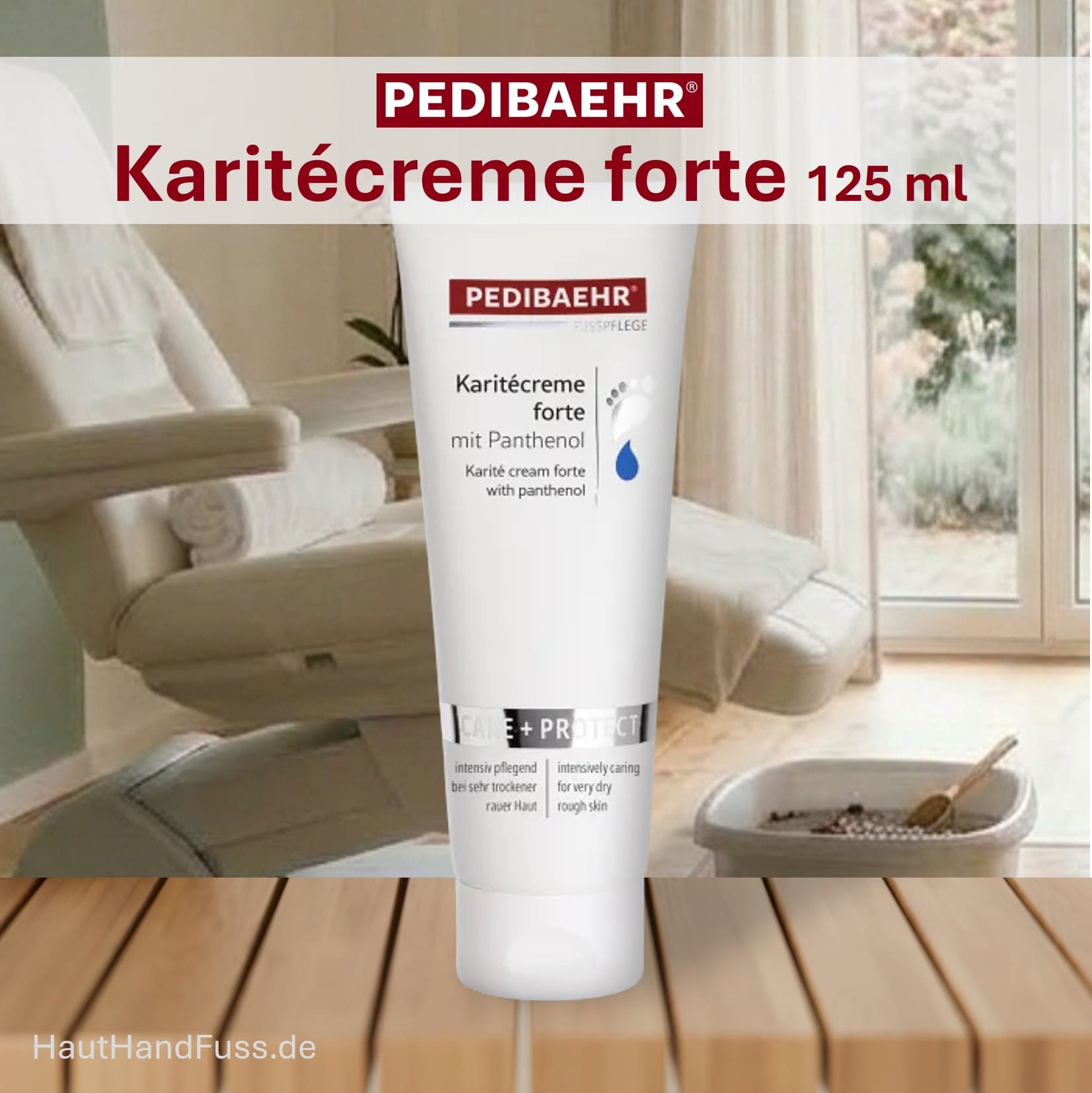 Pedibaehr Karitécreme forte mit Panthenol 125 ml bei HautHandFuss.de