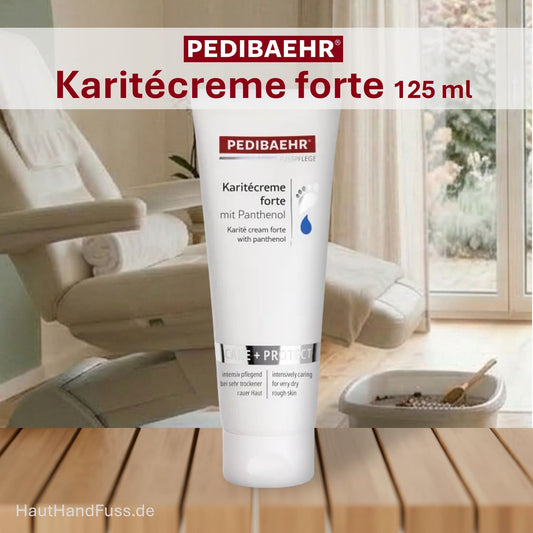 Pedibaehr Karitécreme forte mit Panthenol 125 ml bei HautHandFuss.de