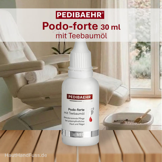 Pedibaehr Podo-forte mit Teebaumöl 30 ml bei HautHandFuss.de