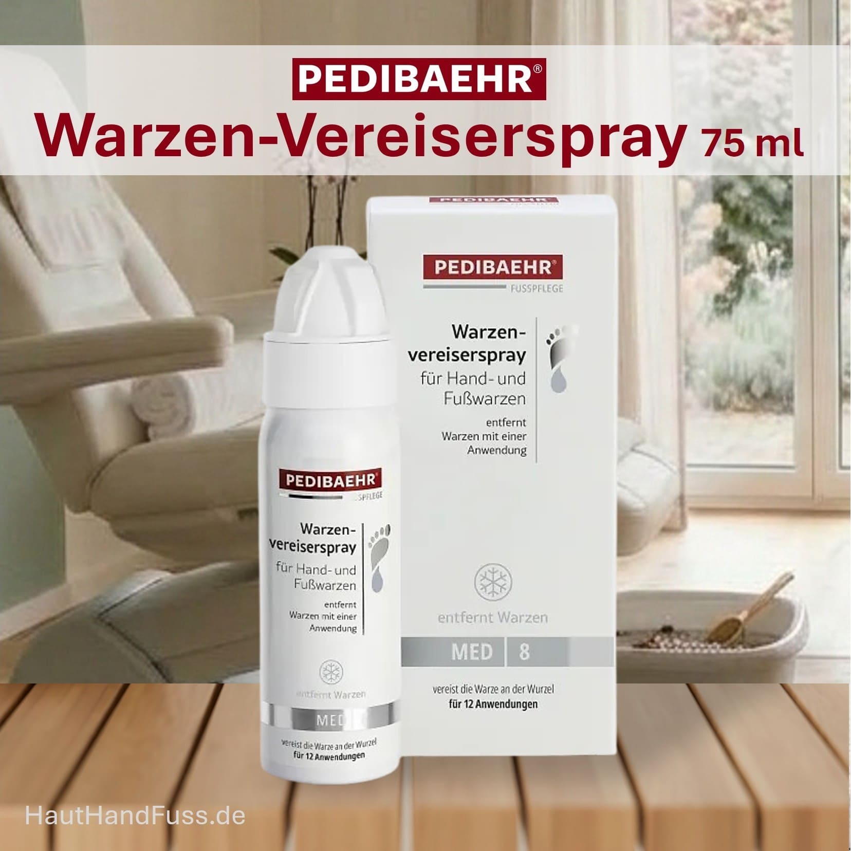 Pedibaehr Warzen-Vereiserspray 75 ml bei HautHandFuss.de