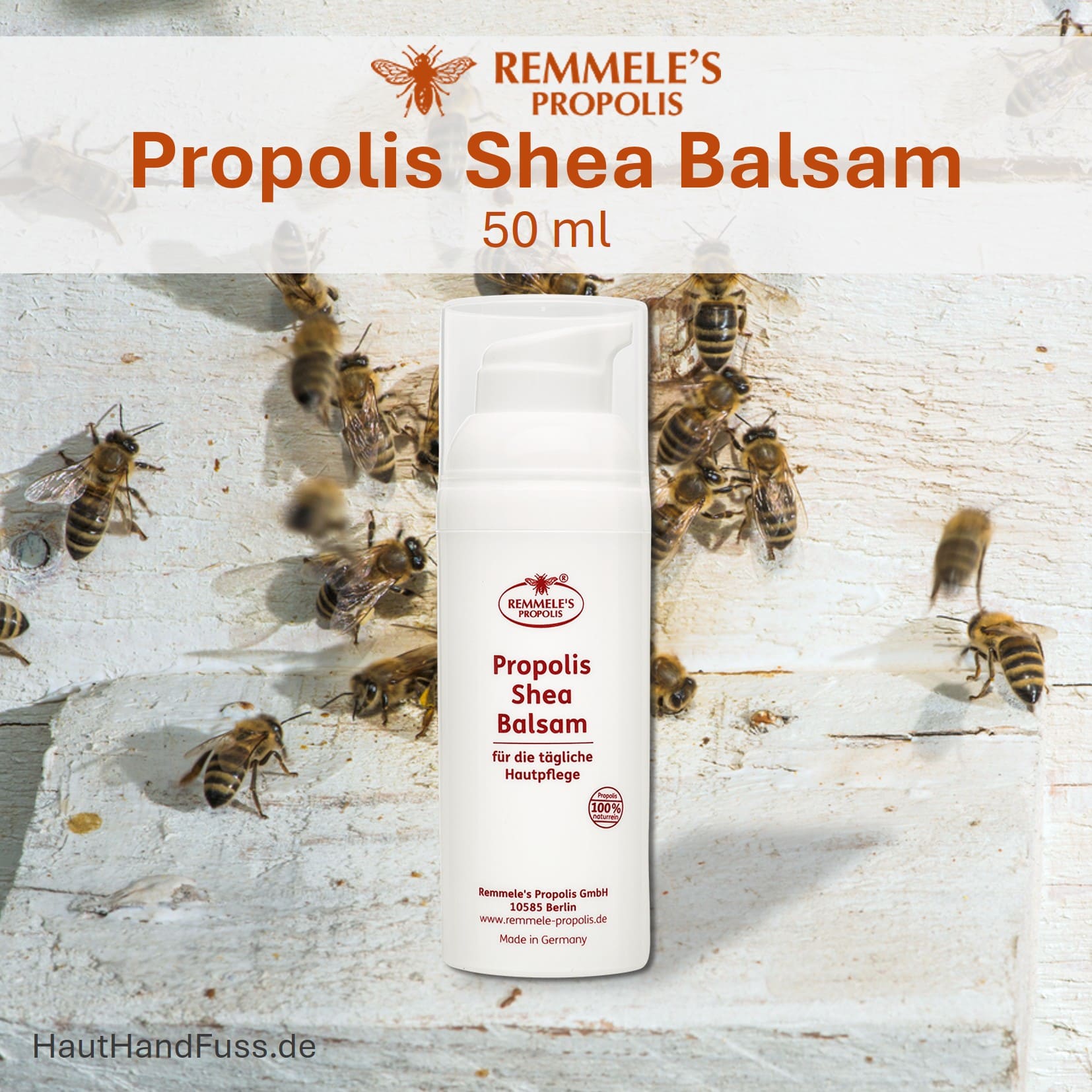 Remmeles Propolis Shea Balsam 50 ml bei HautHandFuss.de