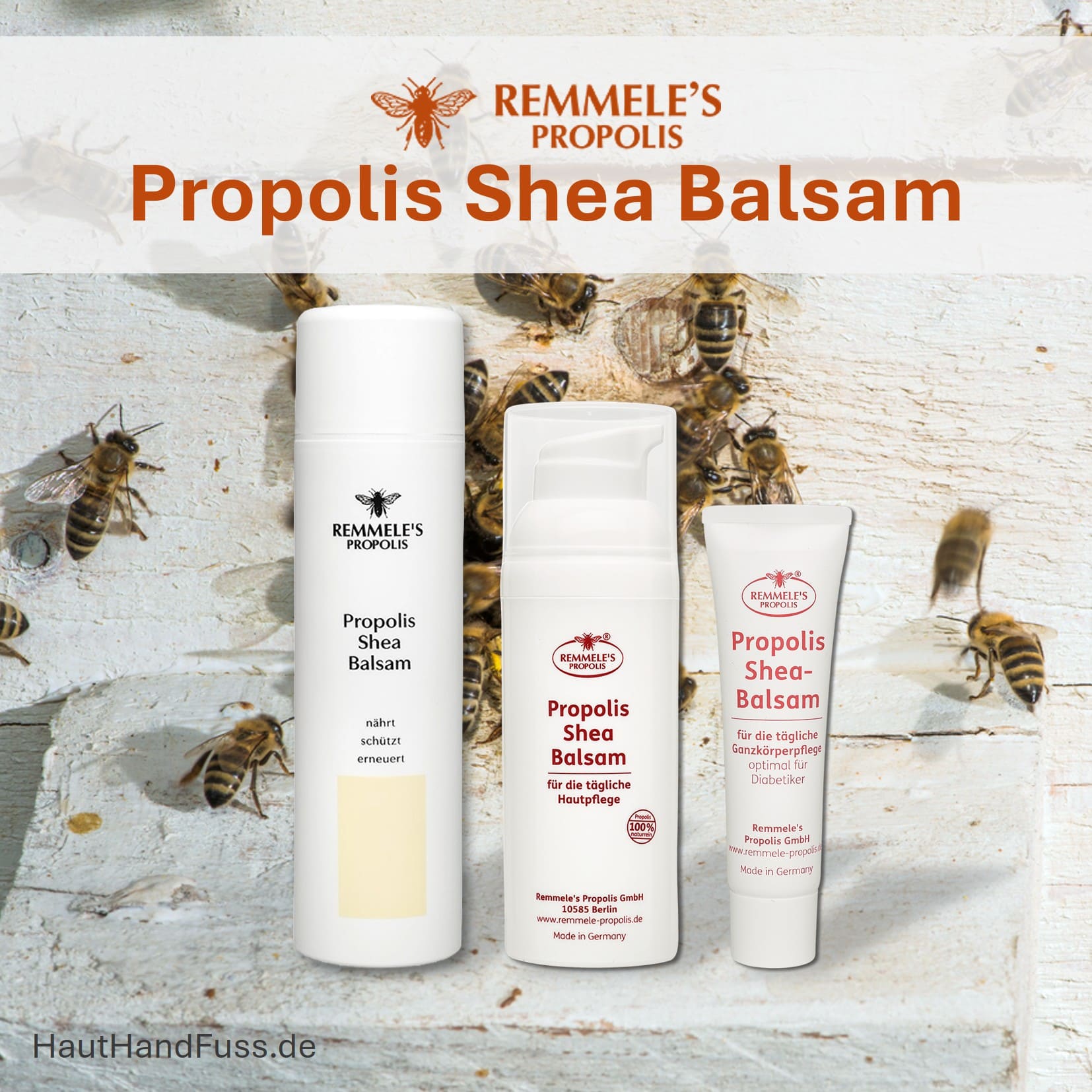 Remmeles Propolis Shea Balsam bei HautHandFuss.de