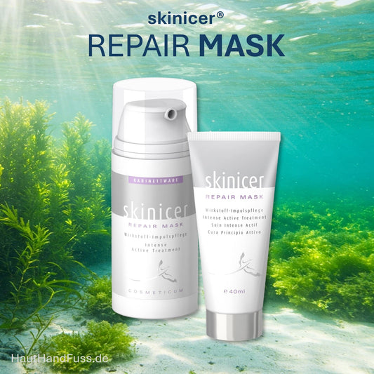 skinicer Repair Mask Hautbalance durch Tiefenimpulspflege bei HautHandFuss.de
