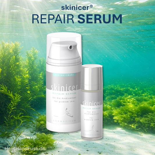 Skinicer Repair Serum für fettende Gesichthaut bei HautHandFuss.de