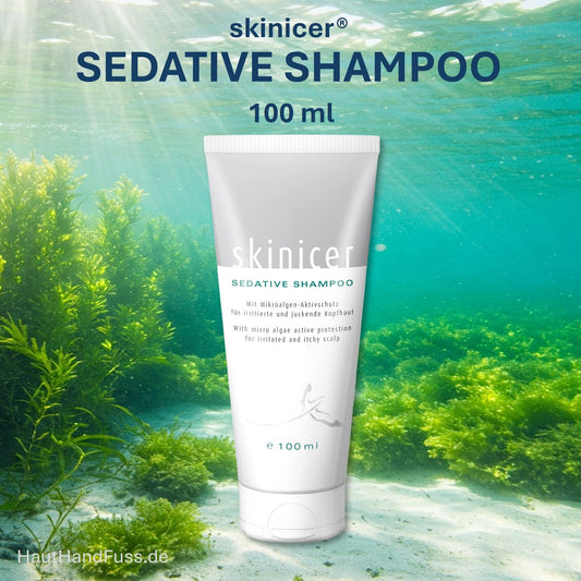 skinicer SEDATIVE SHAMPOO 100 ml Haarwäsche bei juckender Kopfhaut bei HautHandFuss.de