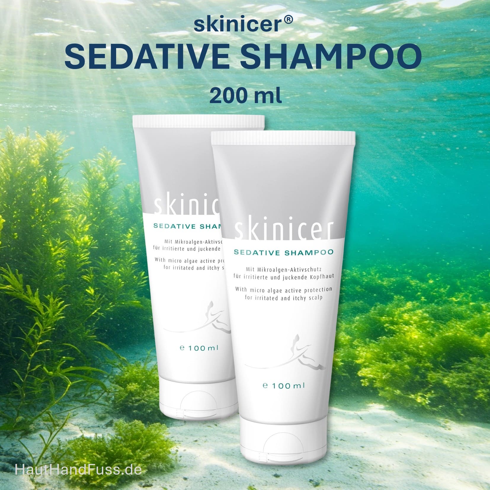 skinicer SEDATIVE SHAMPOO 200 ml Haarwäsche bei juckender Kopfhaut bei HautHandFuss.de