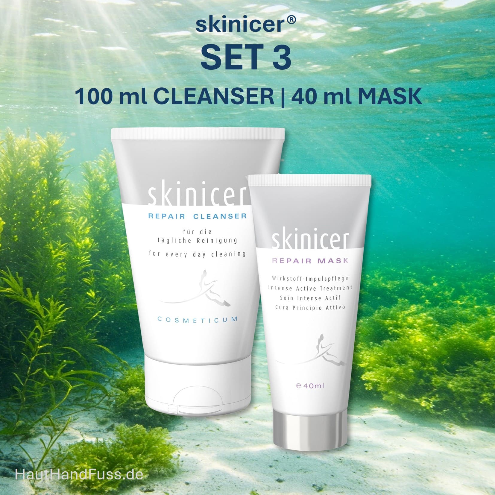 skinicer SET 3 mit CLEANSER & MASK bei HautHandFuss.de