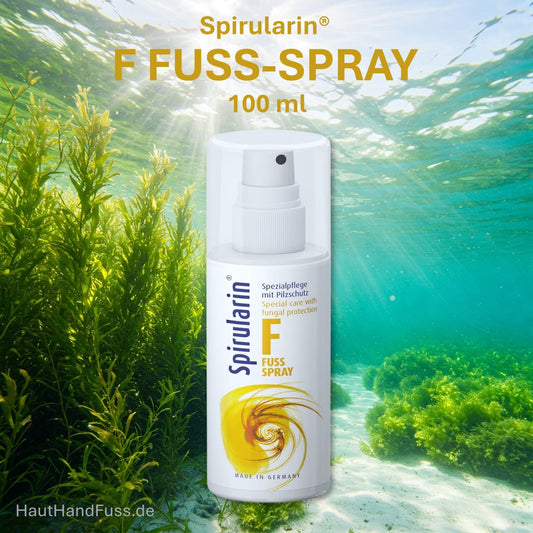 Spirularin F Fußspray bei Fußpilz und Schwitzfüßen 100 ml