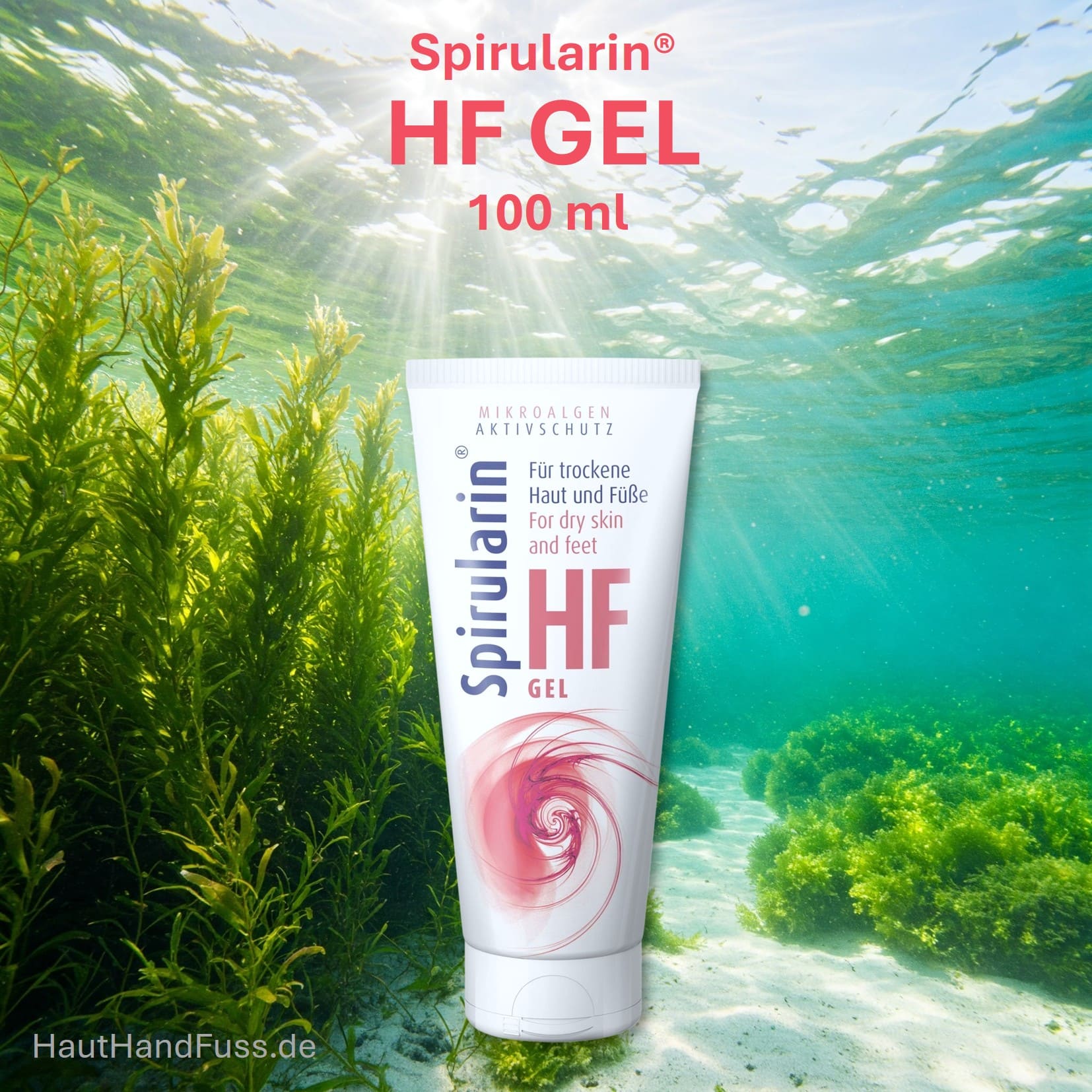 Spirularin HF GEL 100 ml erfrischende Hautpflege mit Tiefenwirkung  bei hauthandfuss.de