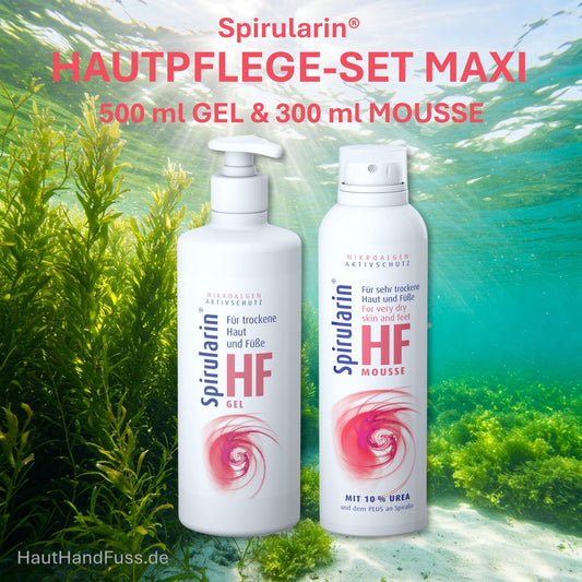 Spirularin HF Hautpflege-Set MAXI GEL & MOUSSE bei hauthandfuss.de