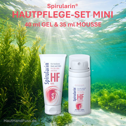 Spirularin HF Hautpflege-Set MINI GEL & MOUSSE bei hauthandfuss.de