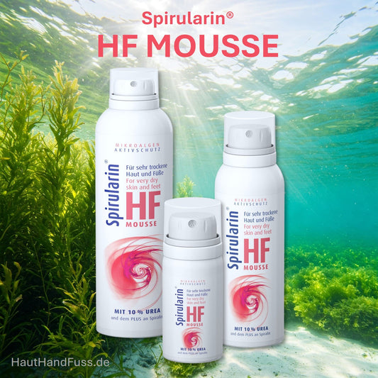 Spirularin HF MOUSSE für extrem trockene Haut bei hauthandfuss.de