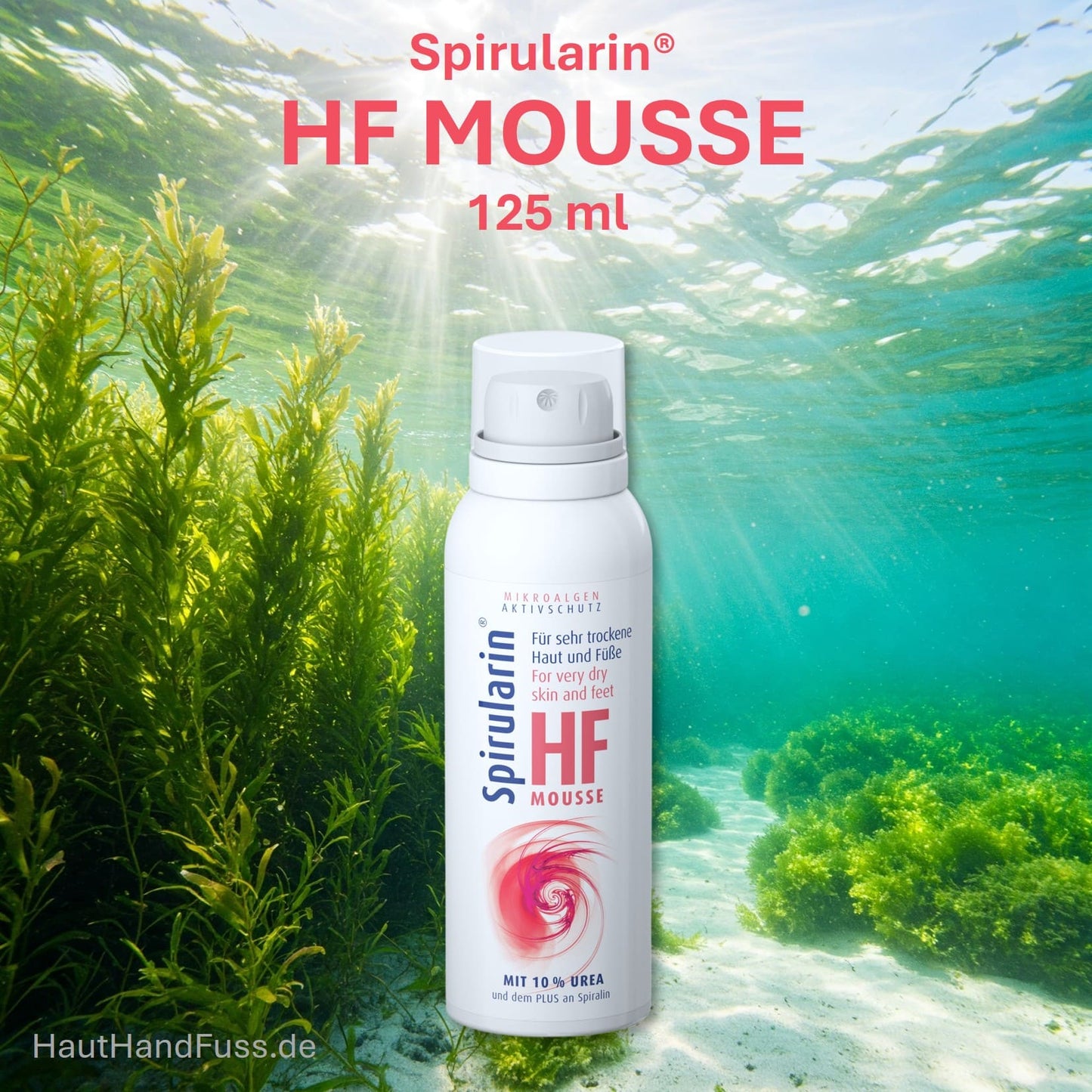 Spirularin HF MOUSSE 125 ml für extrem trockene Haut bei hauthandfuss.de