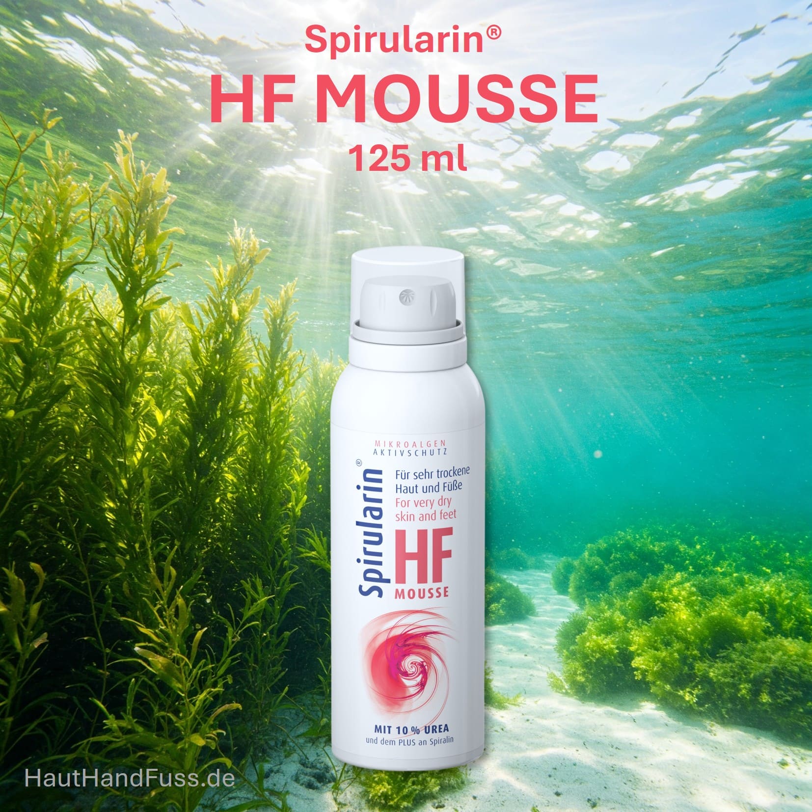 Spirularin HF MOUSSE 125 ml für extrem trockene Haut bei hauthandfuss.de