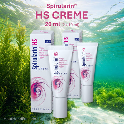 Spirularin HS CREME 20 ml für herpesempfindliche Lippen mit LSF 30 bei hauthandfuss.de