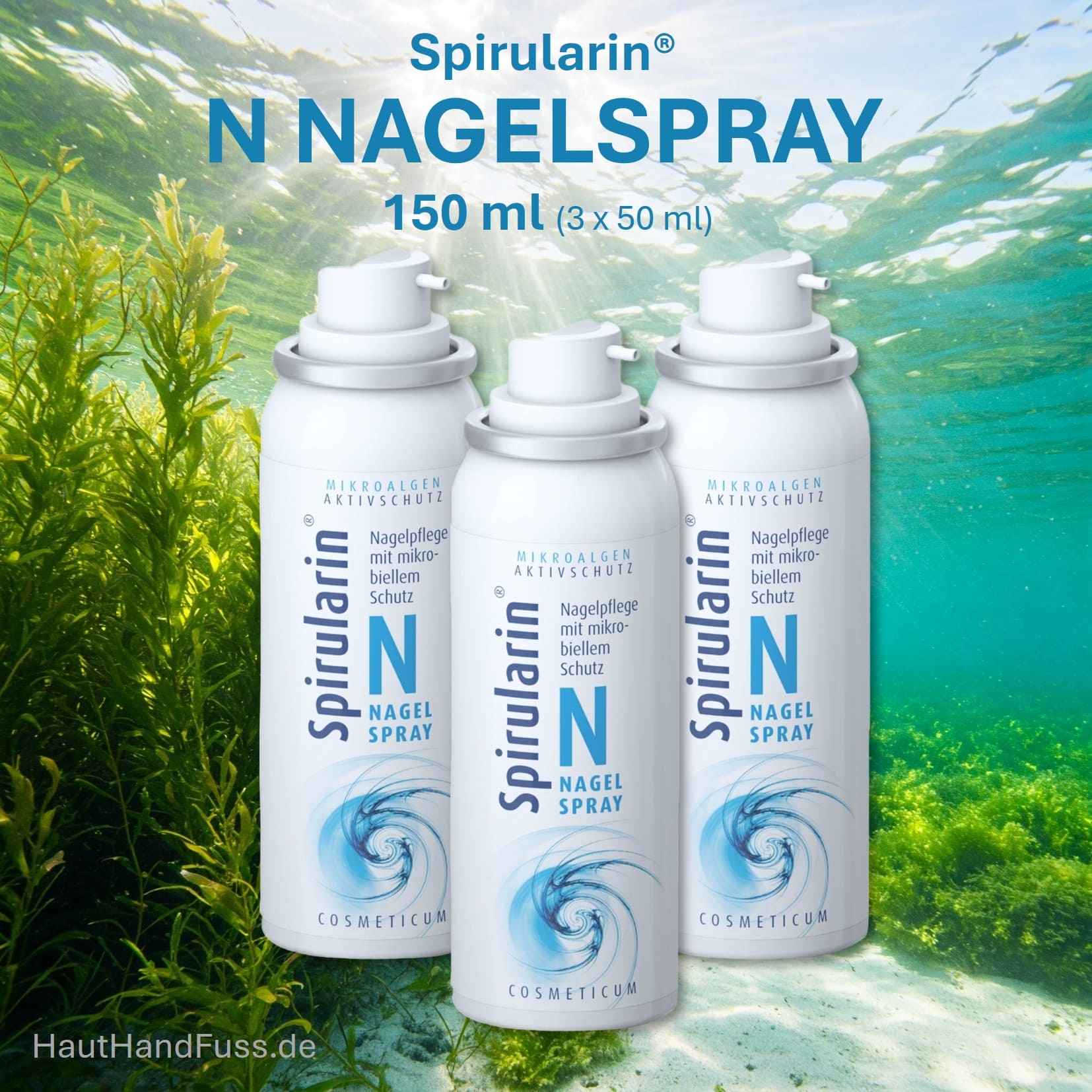 Spirularin N Nagelspray 150 ml bei pilzempfindlichen Nägeln bei hauthandfuss.de