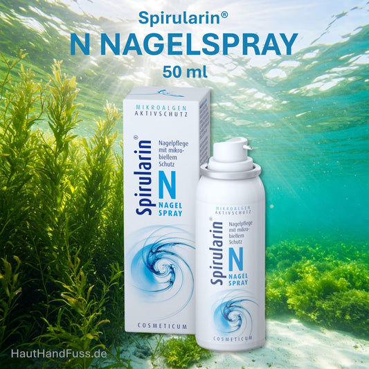 Spirularin N Nagelspray 50 ml bei pilzempfindlichen Nägeln bei hauthandfuss.de