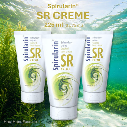 Spirularin SR Creme 225 ml extremer Hornhaut und rissigen Fersen bei hauthandfuss.de