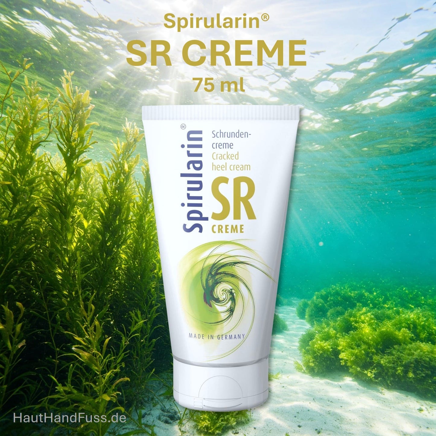 Spirularin SR Creme 75 ml extremer Hornhaut und rissigen Fersen bei hauthandfuss.de