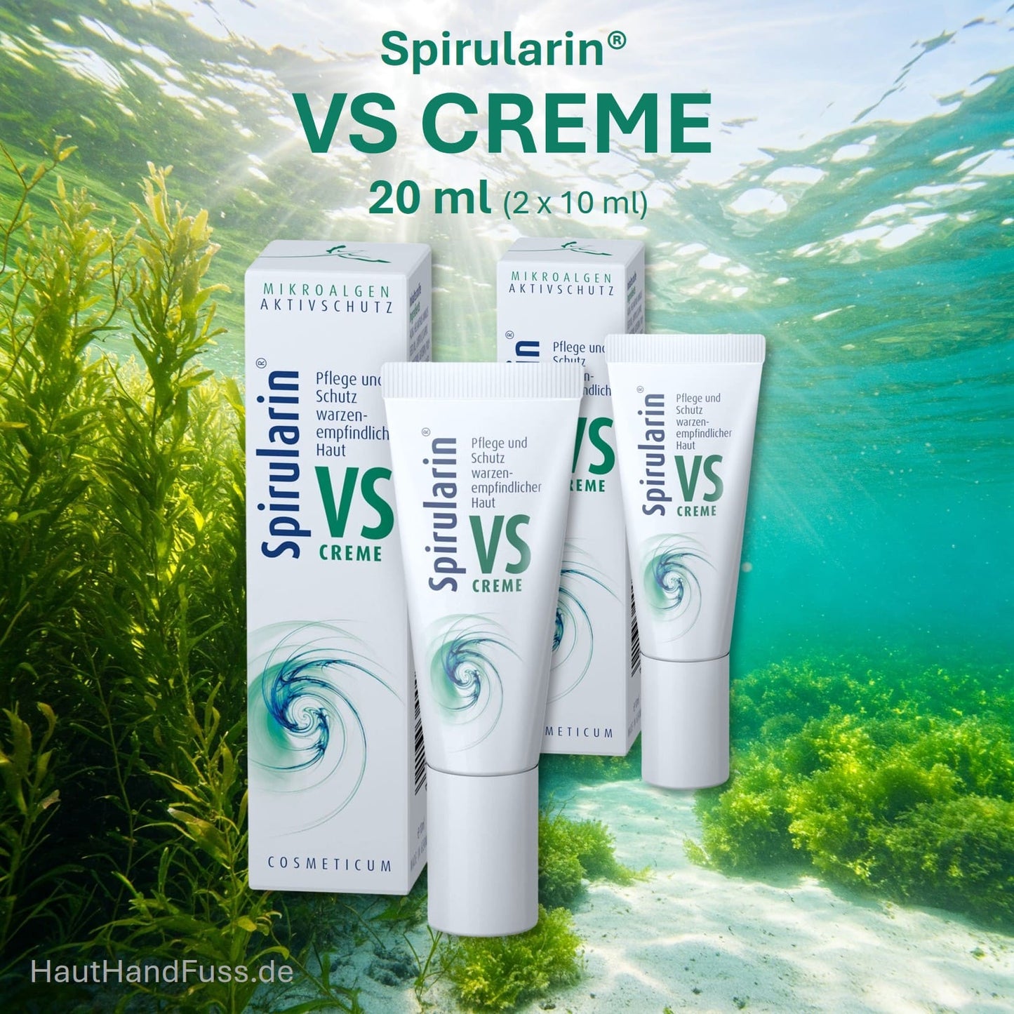 Spirularin VS CREME 20 ml für warzenempfindliche Haut bei hauthandfuss.de