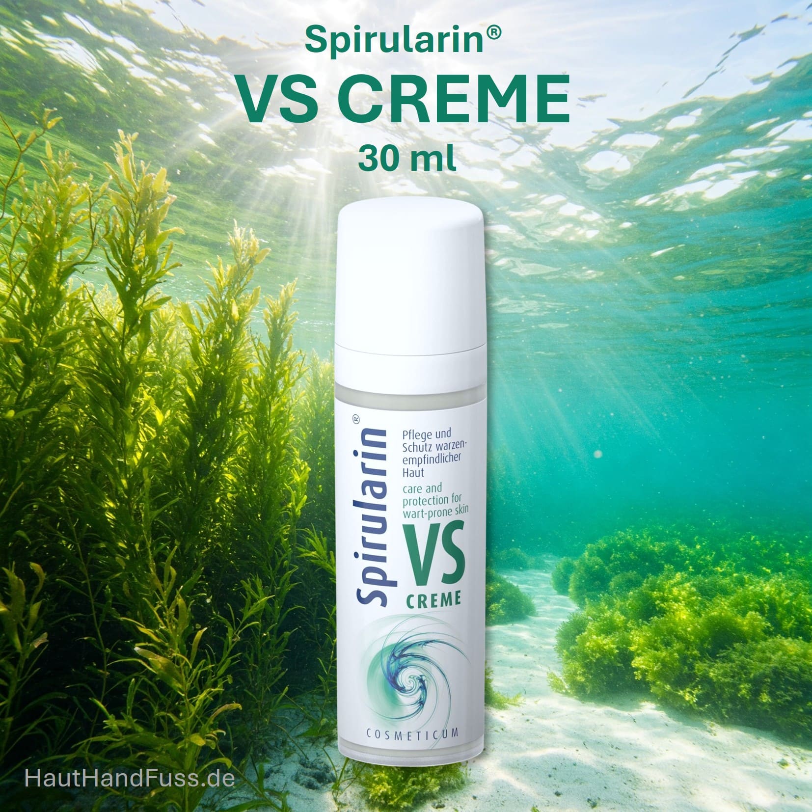 Spirularin VS CREME 30 ml für warzenempfindliche Haut bei hauthandfuss.de