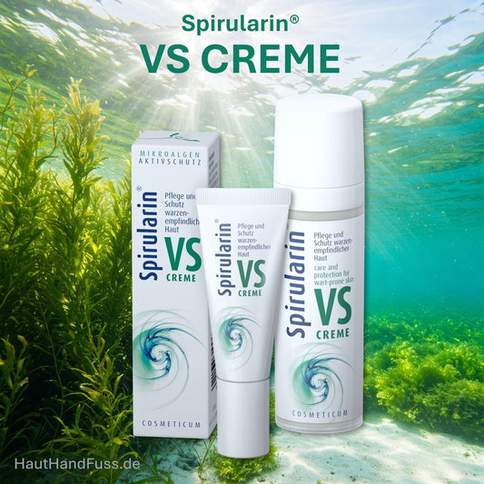 Spirularin VS CREME für warzenempfindliche Haut bei hauthandfuss.de