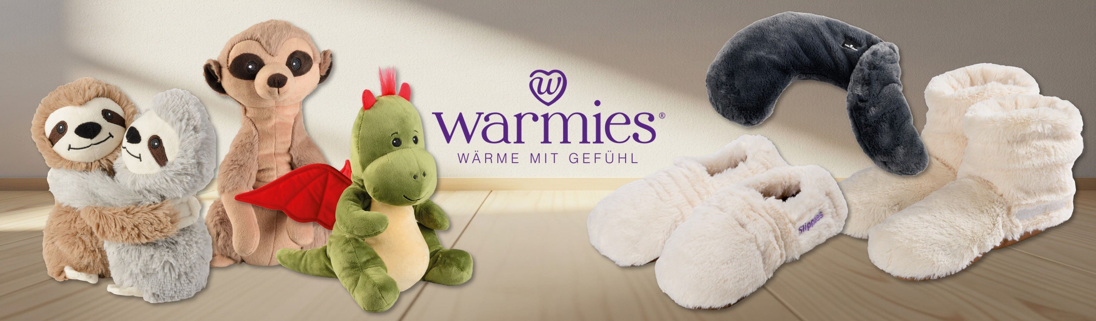 Warmies® Wärmestofftiere und Wärmeprodukte Kategorie bei HautHandFuss.de