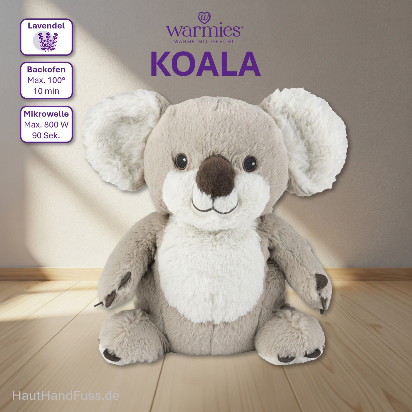 Warmies® Wärmestofftier Koala zum Kuscheln bei HandHautFuss.de