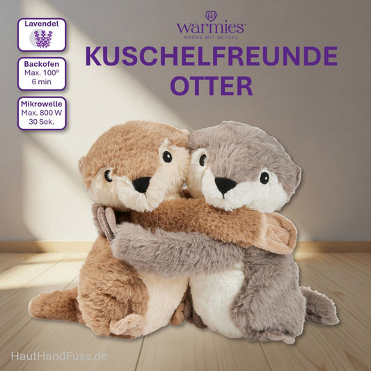 Warmies® Wärmestofftier Kuschelfreunde Otter zum Kuscheln bei HandHautFuss.de