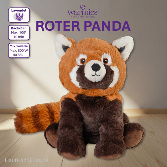 Warmies® Wärmestofftier Roter Panda zum Kuscheln bei HandHautFuss.de