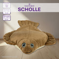 Warmies® Heatable Plush Toy SCHOLLE - Cuddly Toy with Lavender Scent