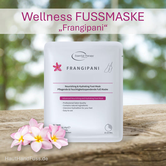 Wellness-Fußmaske Frangipani bei HautHandFuss.de